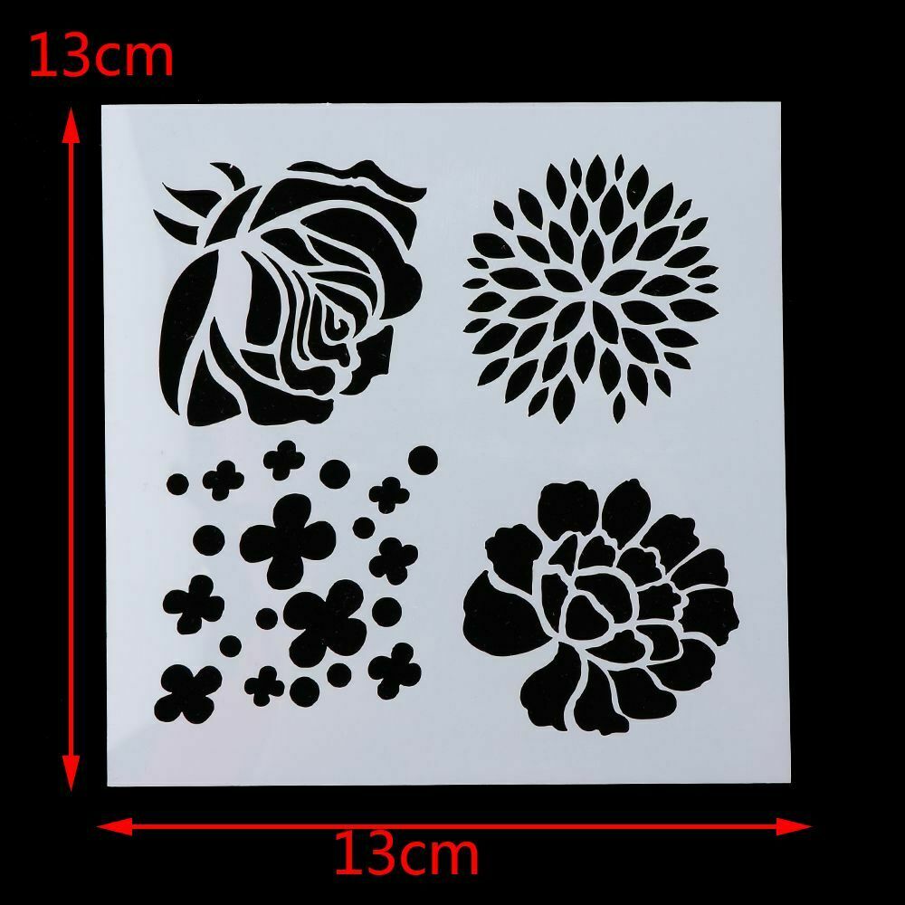 Cards Stamp Embossing Template Layering Stencils Scrapbooking Walls Painting