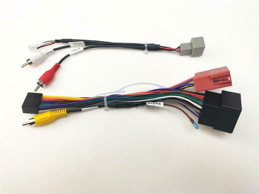 1× 16 PIN Vehicle Audio Wiring Harness With USB Cable For Lada Vesta 2006-2016