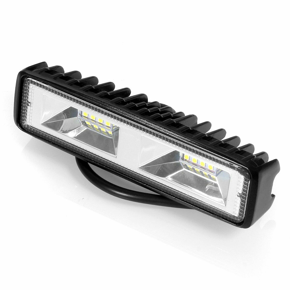 48W 16 LED Work Light Bar Flood Spot Lamp Offroad Driving Fog 4WD SUV Truck