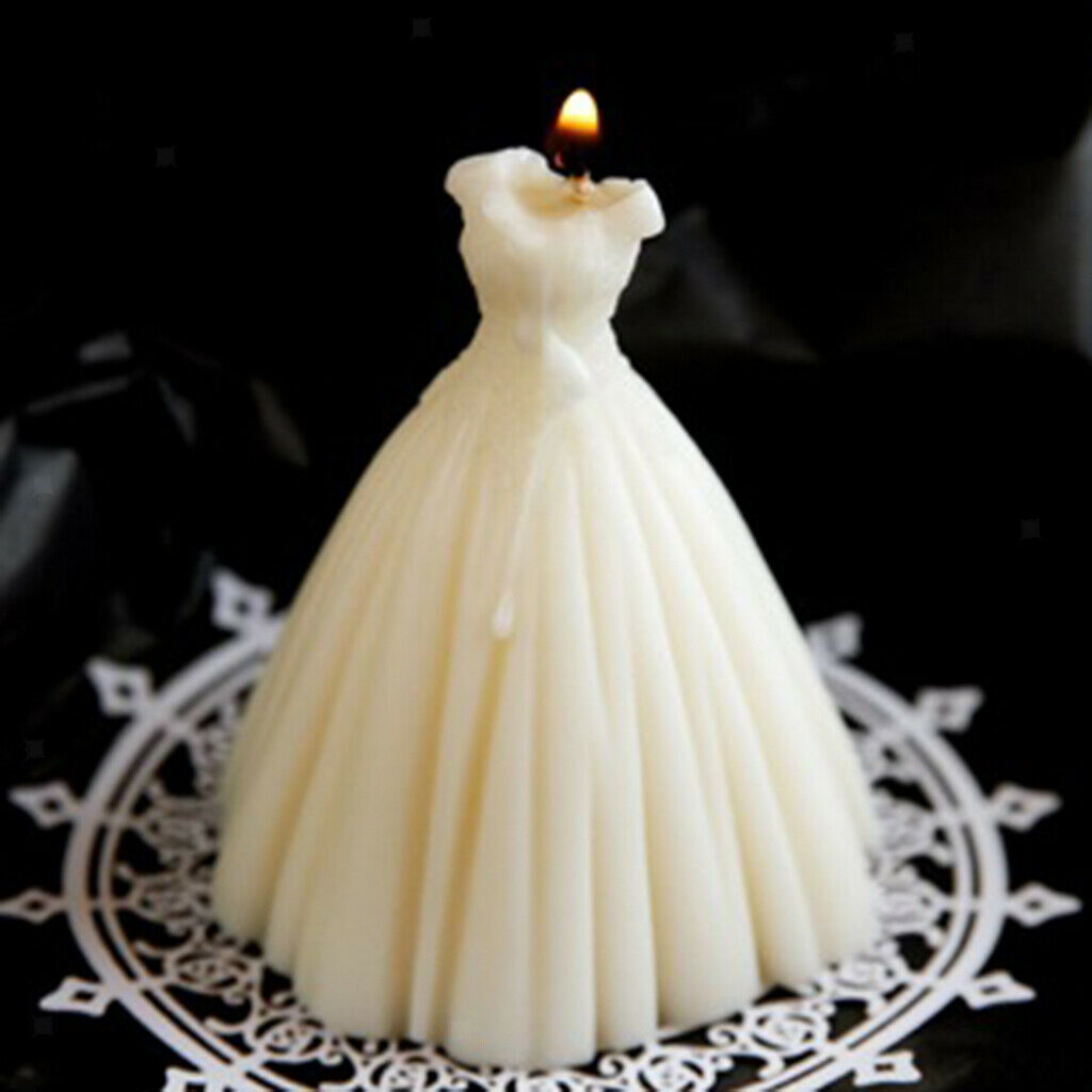 Scented Candle Wedding Bride Gown Essential Oil Living Room Bedroom Decor