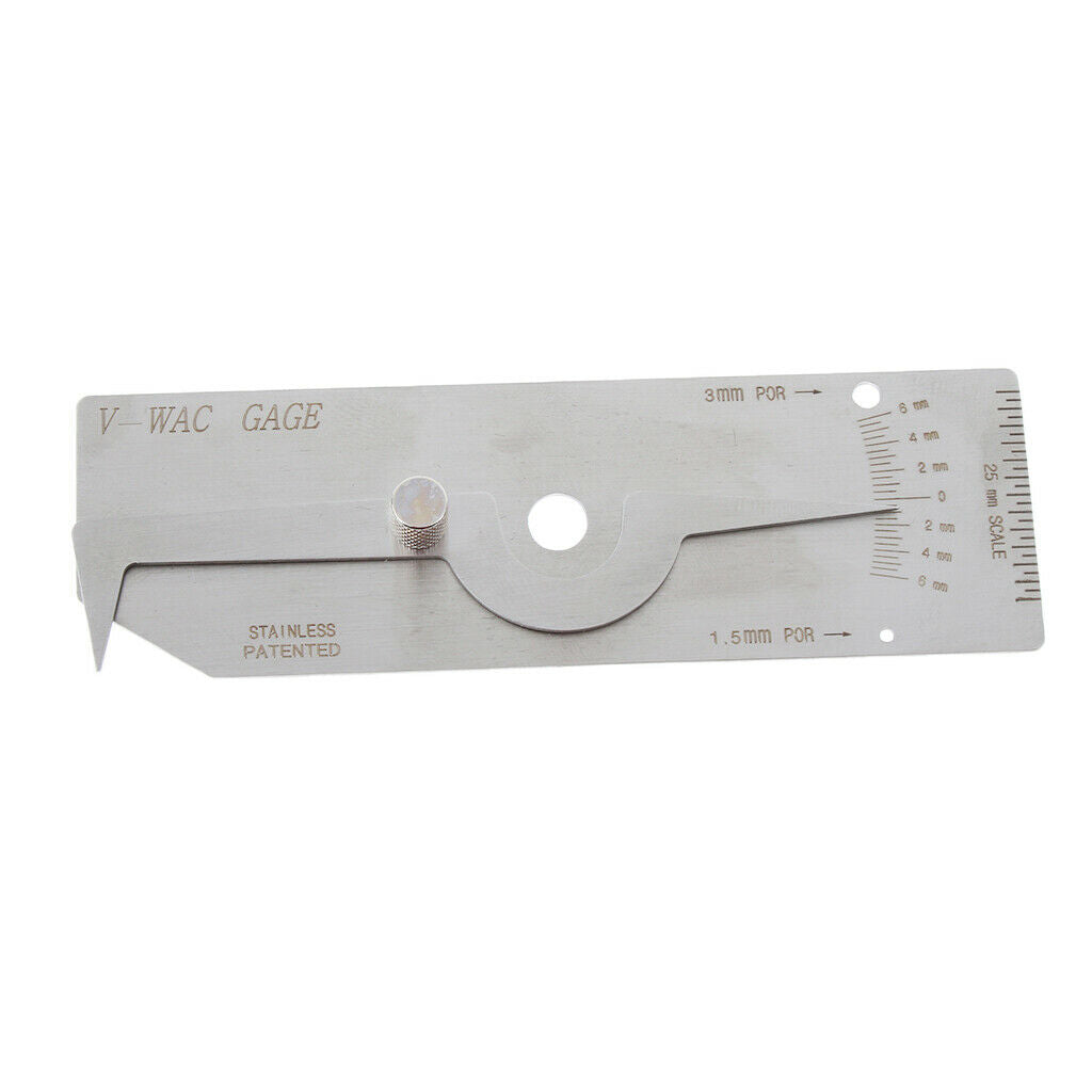 Precision V Wac Gauge Stainless Steel Welding Inspection Gage - Metric