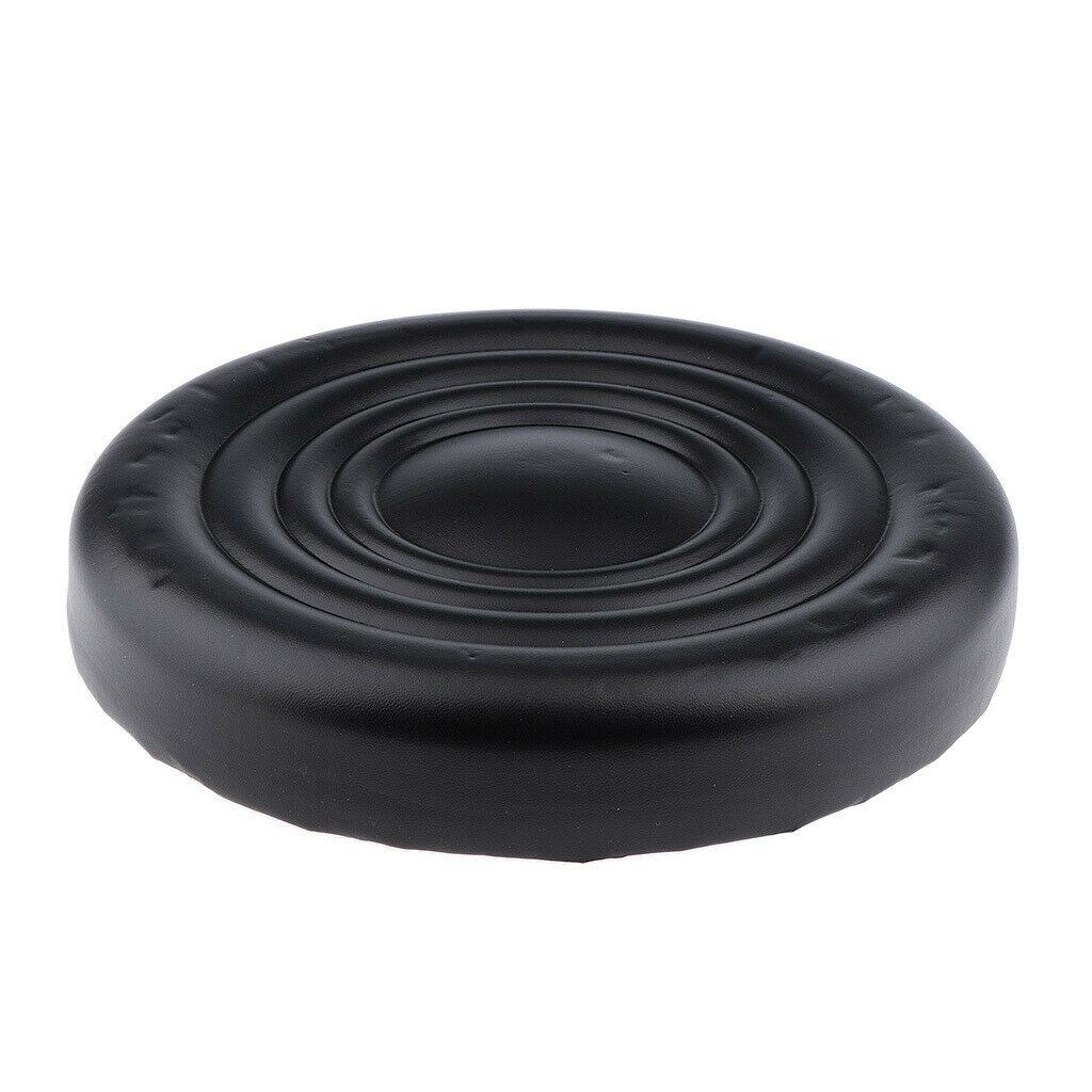 2x Leather Removable Bar Stool Replacement Cushion Round Standard Chair Seat