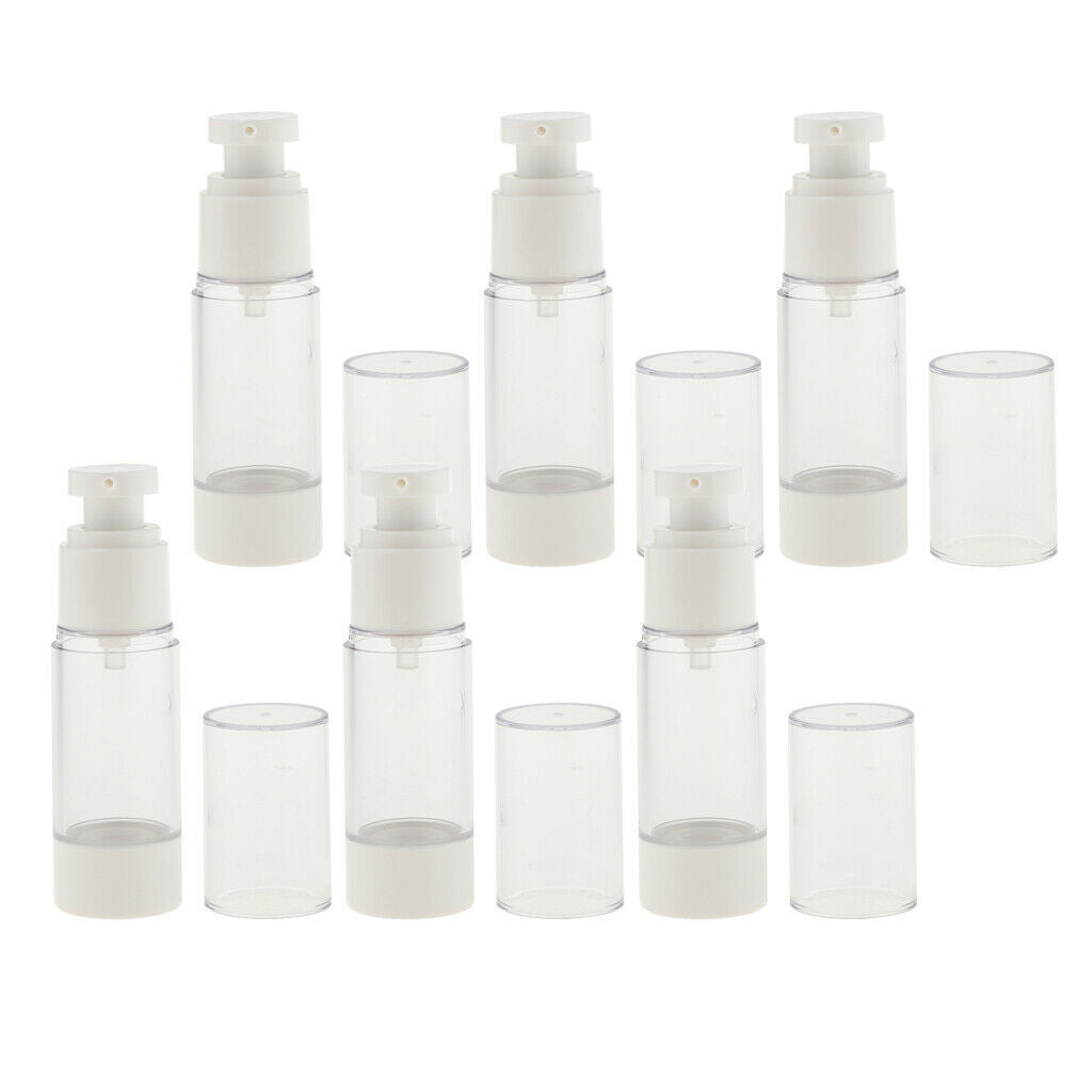 6 Pieces Empty Moisturizing Vacuum Spray Bottle Perfume Pump Atomizer 30ML