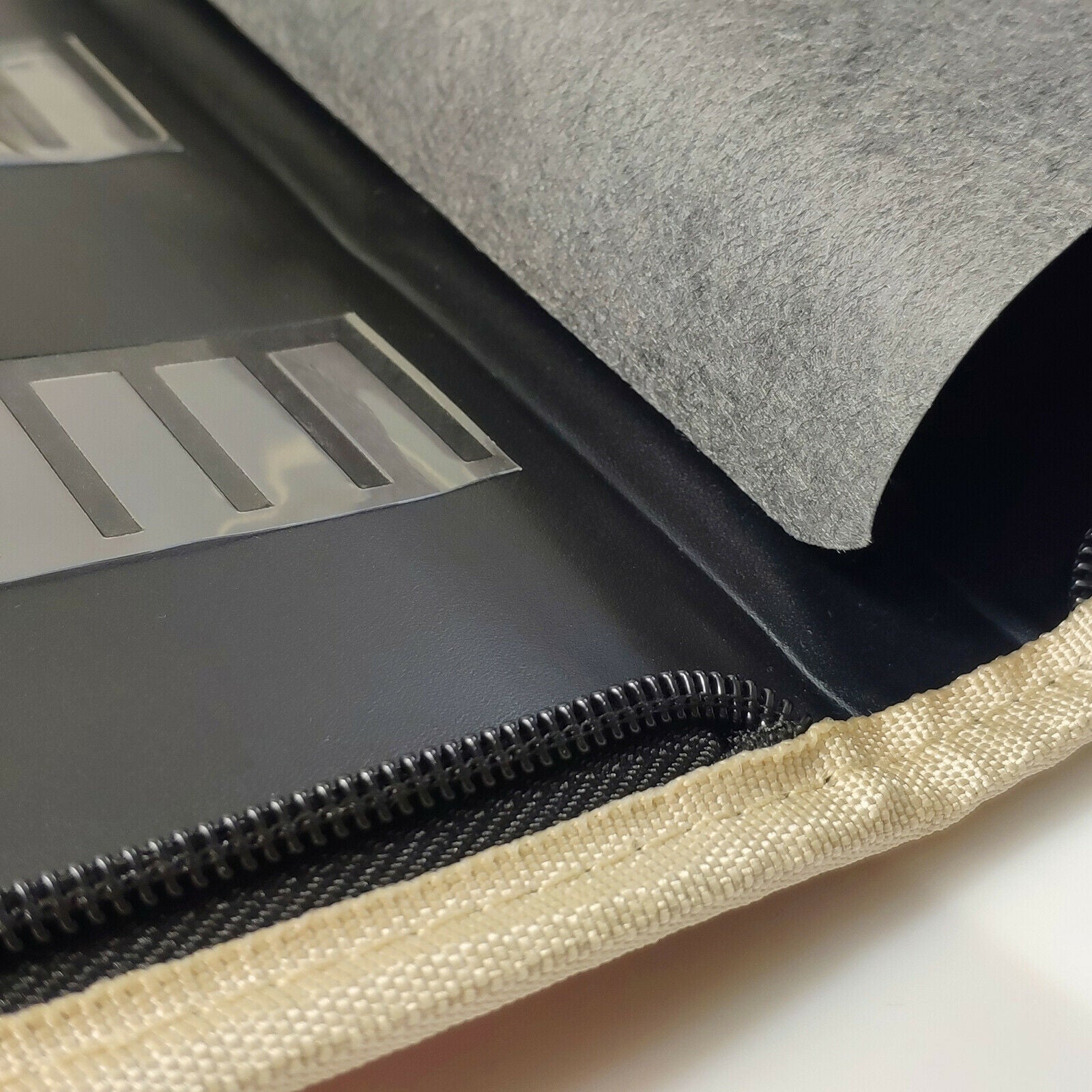 Foldable Nail Drill Bits Holder Storage Case Easy Carry Compact Professional