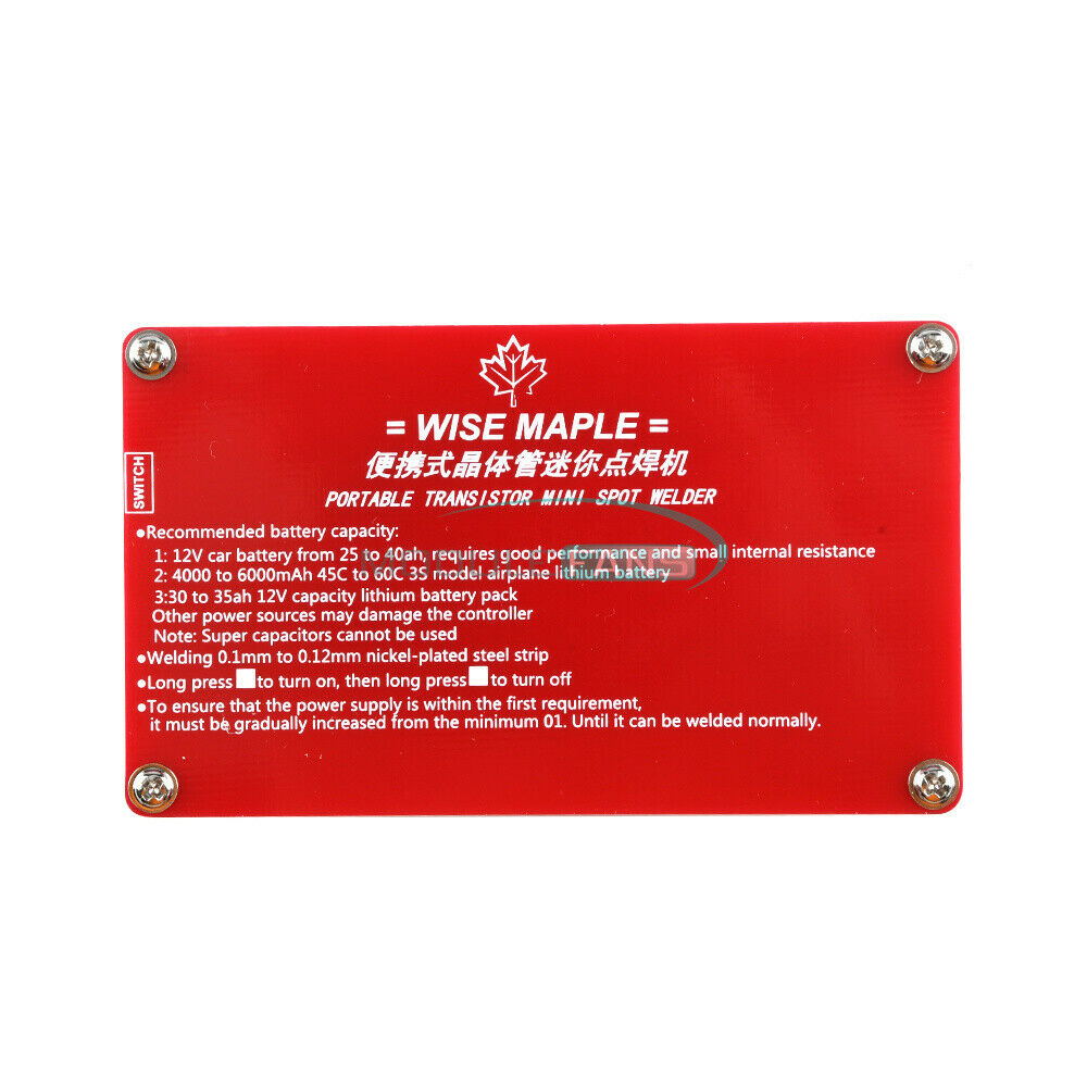 WM-2 DC 12V Portable Transistor Mini Spot 18650 Battery Welder With LCD Display