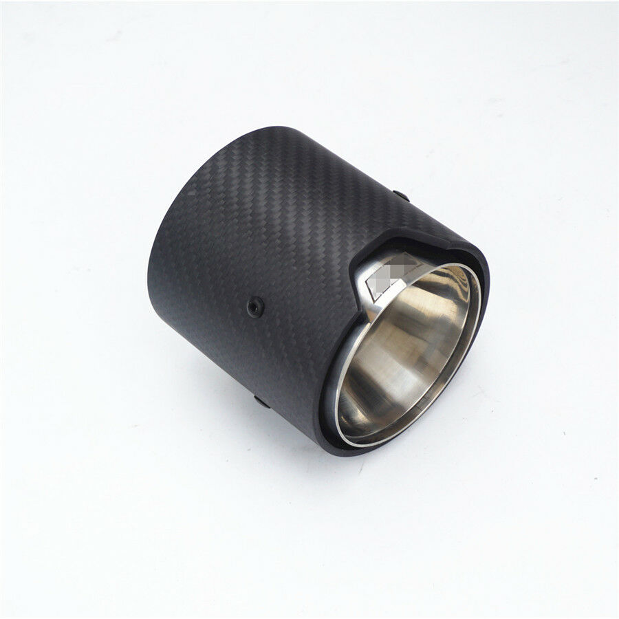 Universal Real Carbon Fiber Exhaust tip OUTLET: 93mm 3.66inch INLET:60mm 2.4inch