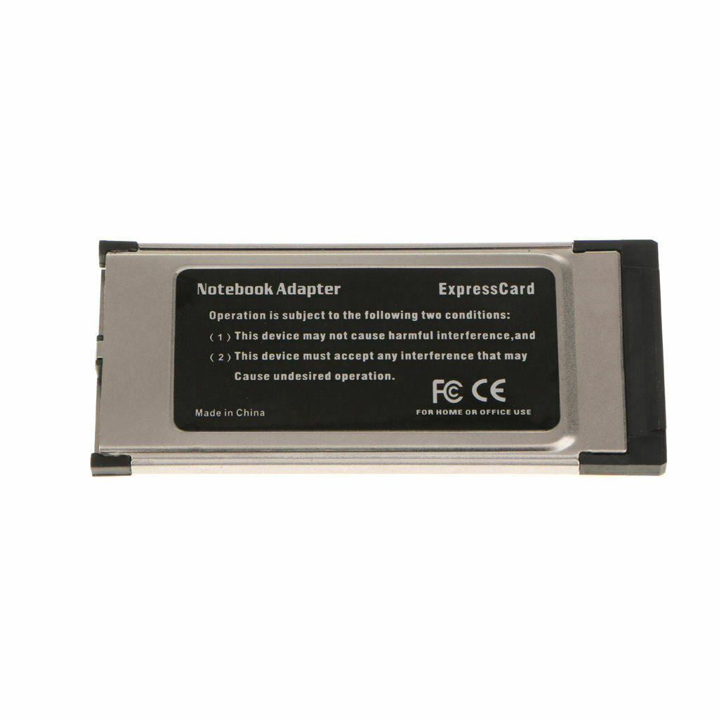 2 Port ExpressCard 34mm SuperSpeed USB3.0 Express Card Adapter Controller for