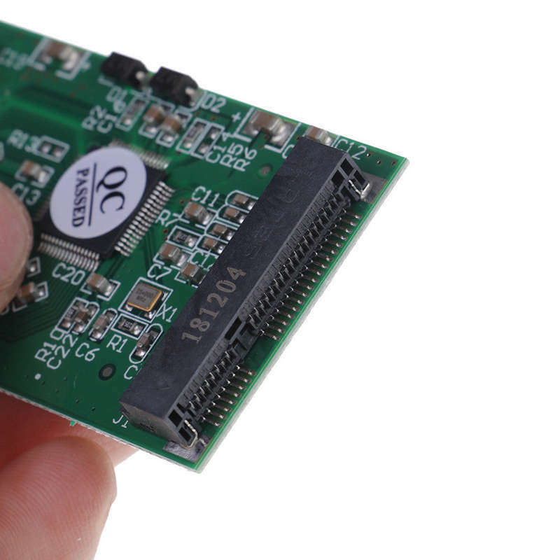 Mini Msata Pci-E 1.8 Inch Ssd To 40 Pin Zif Ce Cable Adapter Converter Card Y2C5