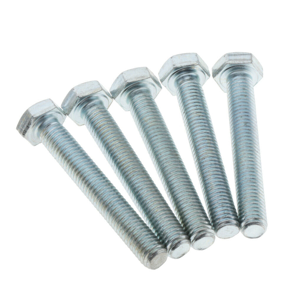 Pack Of 5 Fully Threaded Hex Head Screws With Set Screws