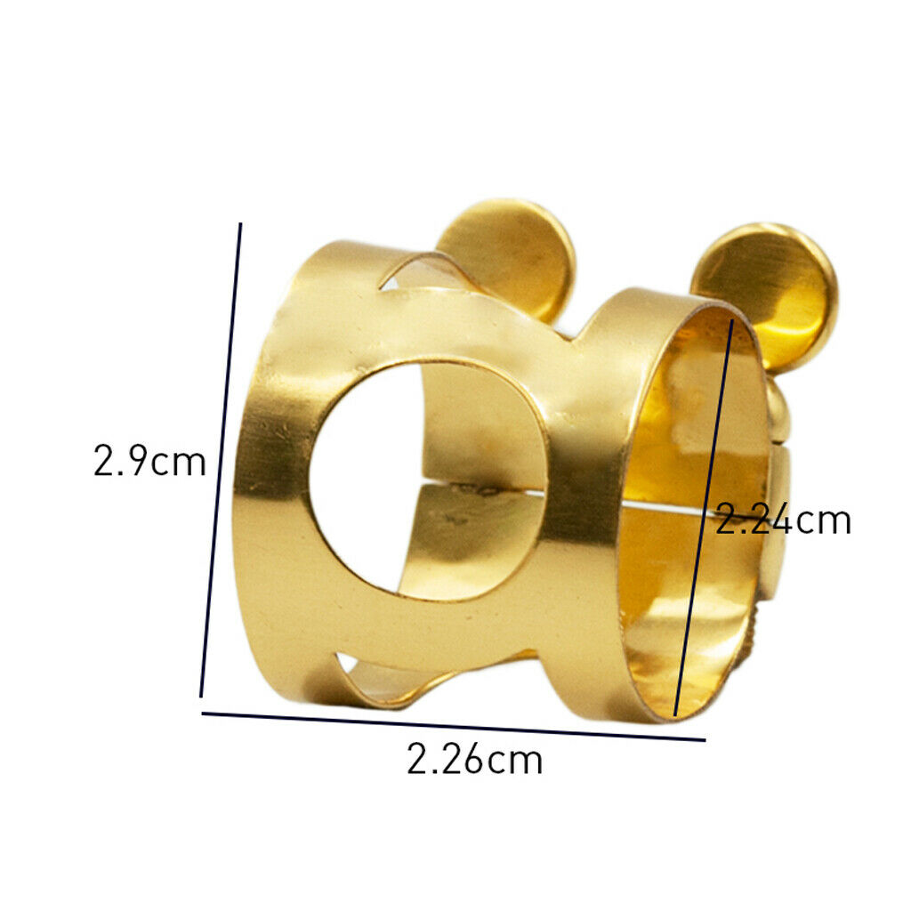 1x saxophone ligature suit for alto saxophone, mouthpiece accessories - soprano