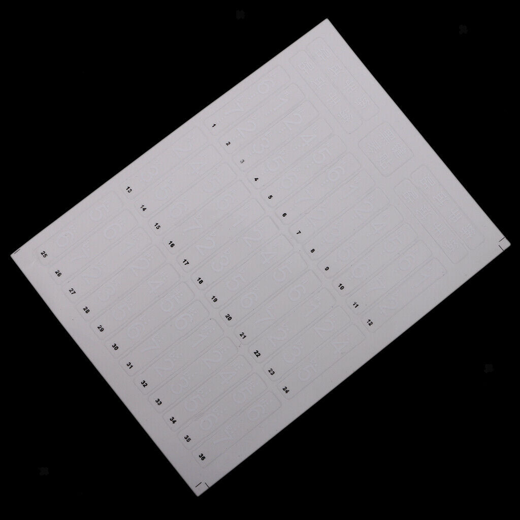 3pcs Stickers Keyboard / Piano Stickers Learning Tool For 88 Keys Piano
