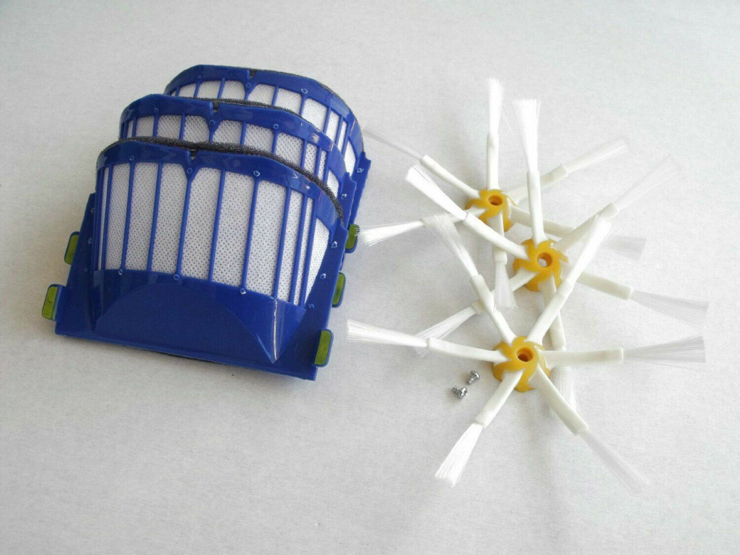 Aerovac Filters Brush kit For iRobot Roomba 500 600 Series 595 536 551 630 650