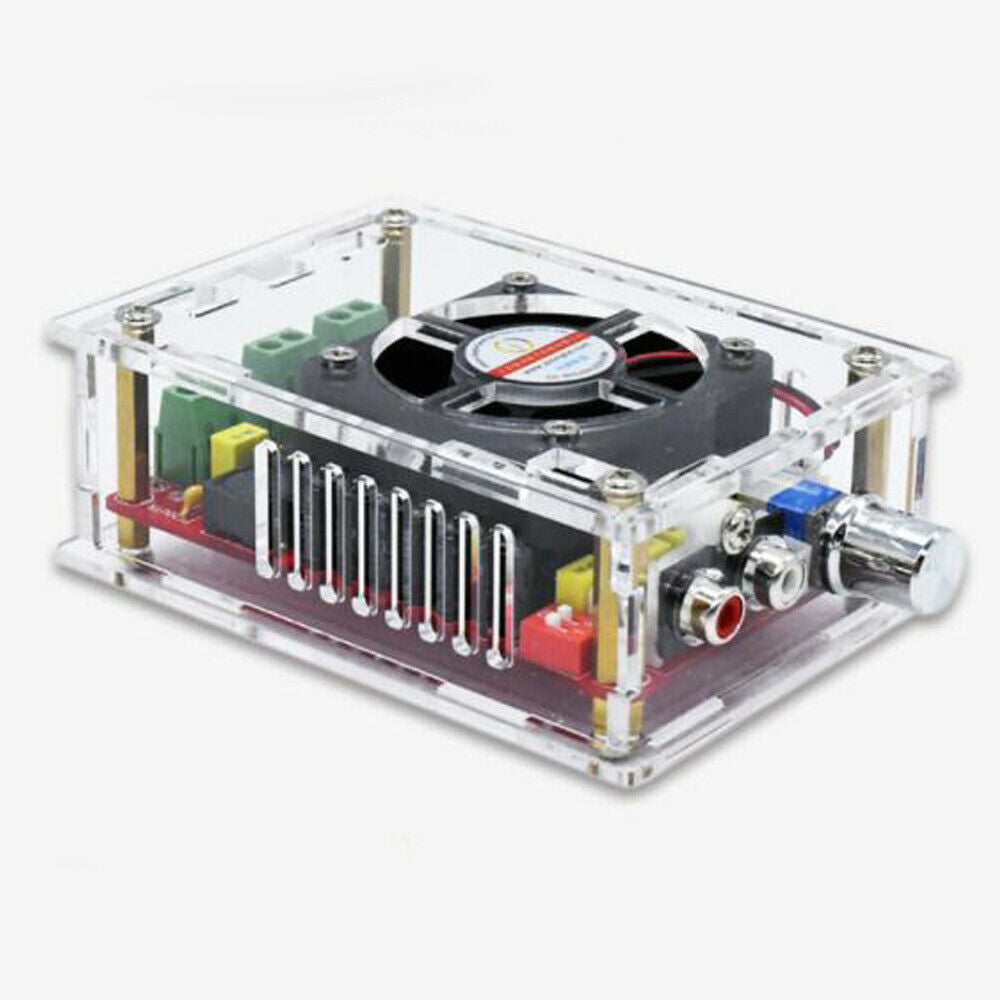 High Power 2*100W DC9-34V Digital Power Amplifier Board TDA7498 With Fan