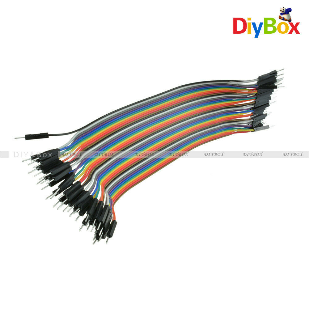 40PIN Dupont wire jumper cables 20cm 2.54MM male to male 1P-1P For Arduino D