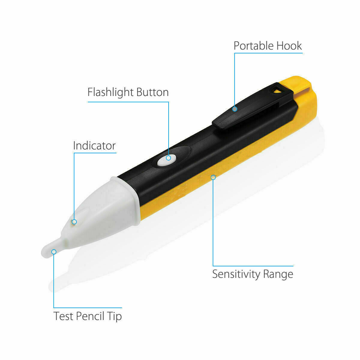 Electric AC 90~1000V LED Voltage Alert Detectors Tester Pen Non-Contact Current