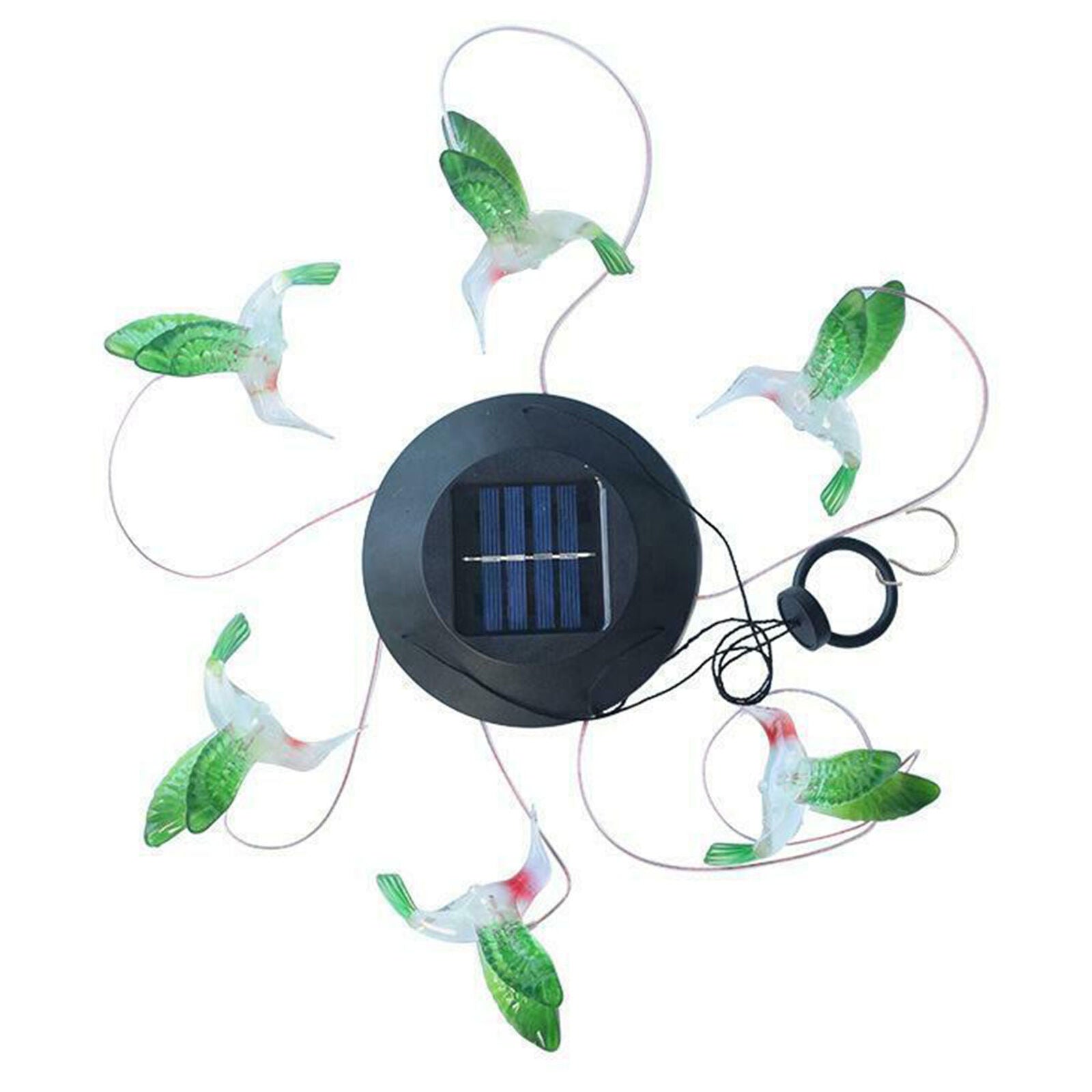 Solar Powered Garden Light Wind Chimes Outdoor Colour Changing Hanging Decor LED