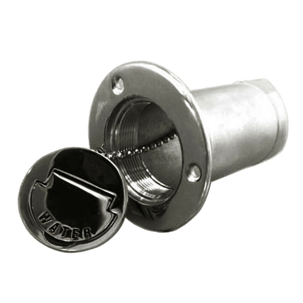 Steel Deck Fill Filler Keyless   38mm 1.5" Gas Caravans Marine Boat Yachts