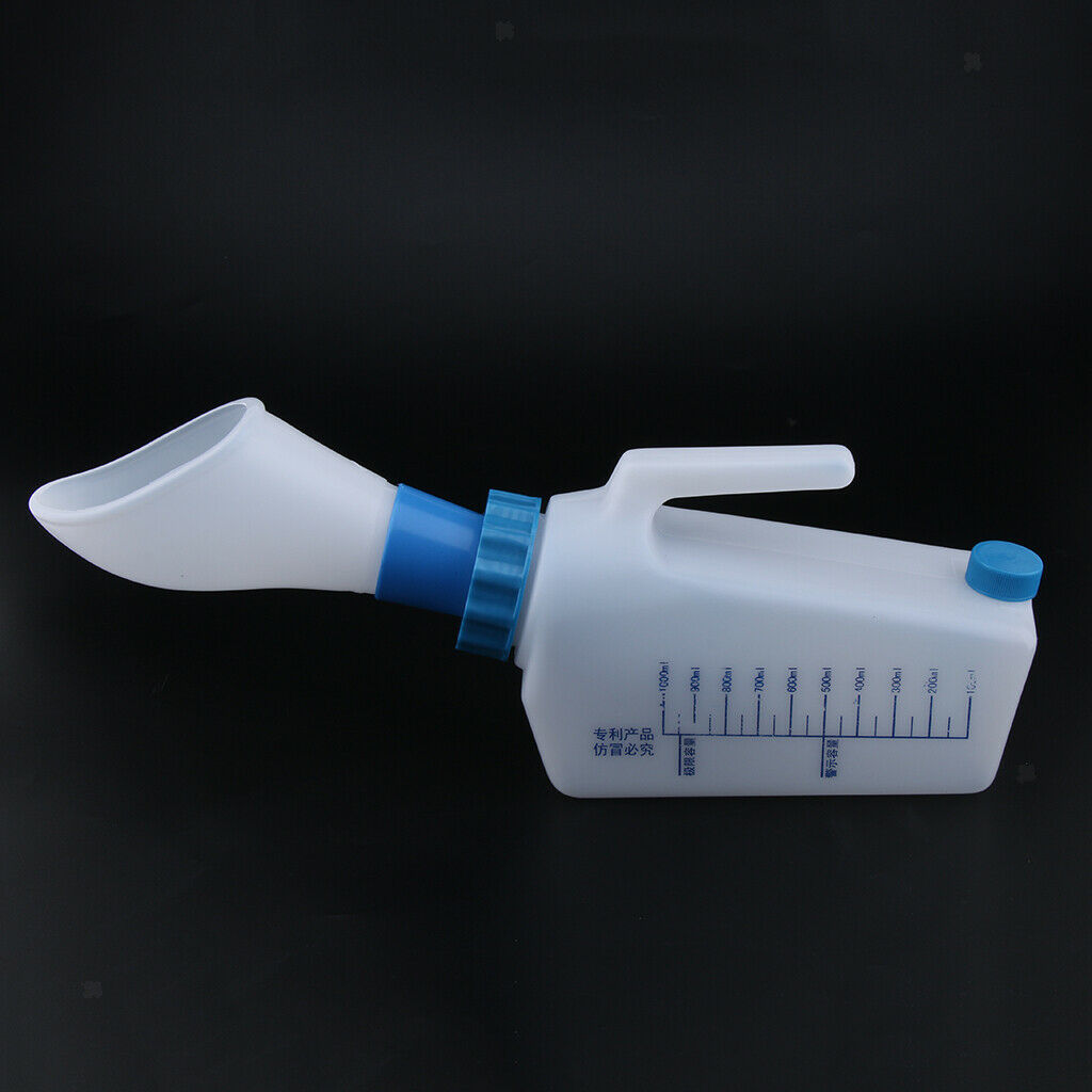 2x Elder Patient Female Urinal Bottle Pee Bottle Night Drainage Container