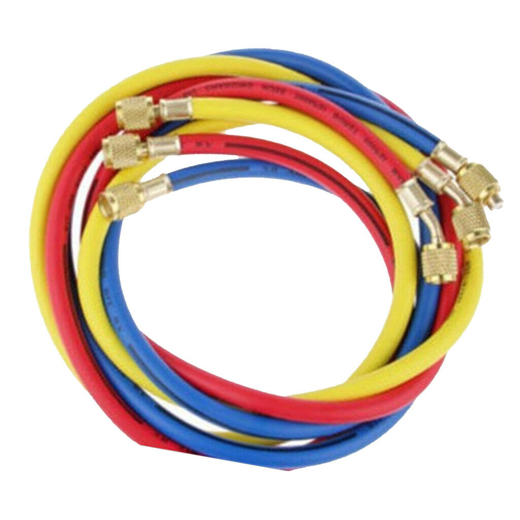 600 PSI 1/4"SAE AC Charging Hose for HVAC Air  Refrigerant R134A