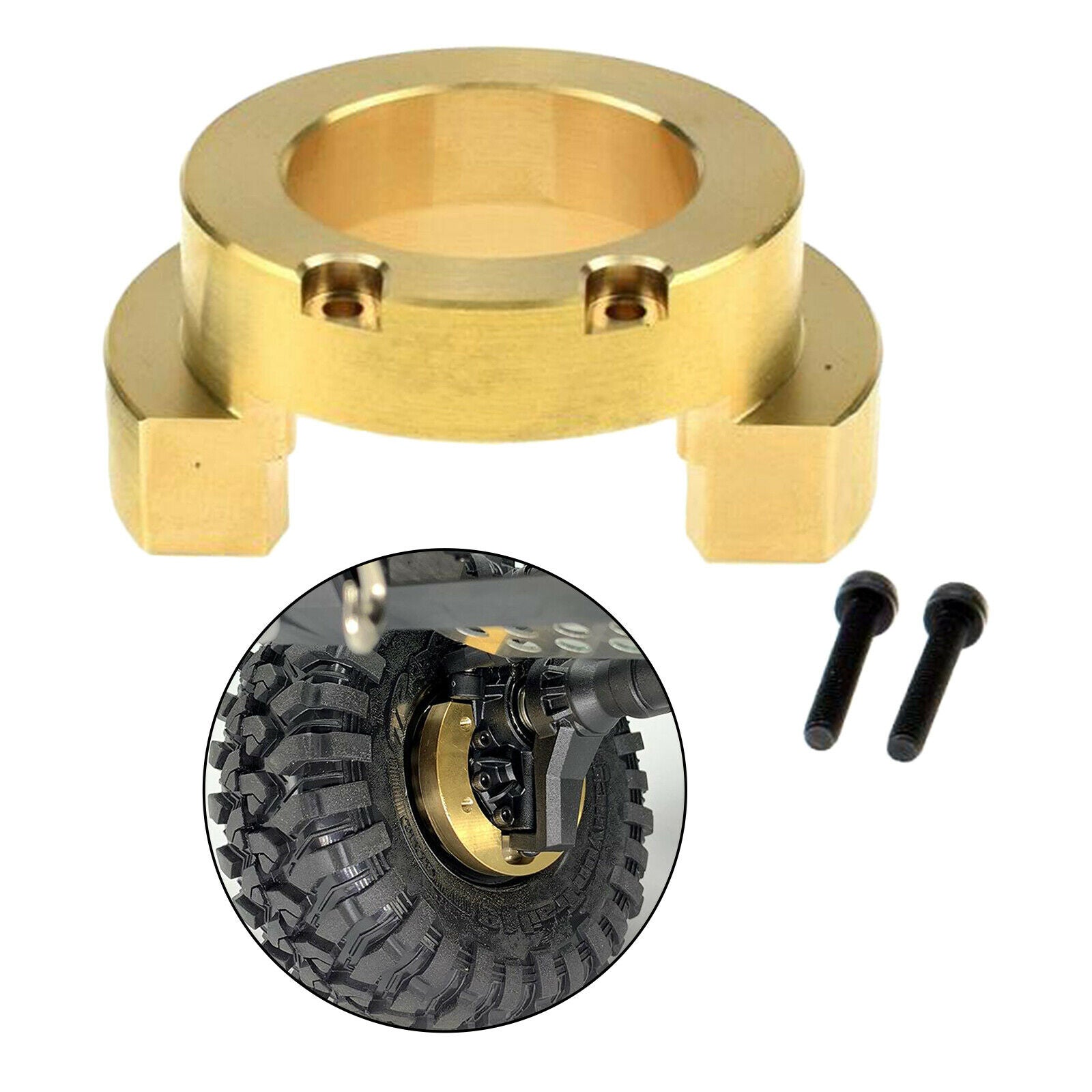 Copper Counterweight Fit for TRX6 TRX4 1:10 Scale RC Rock Crawler Car Accs