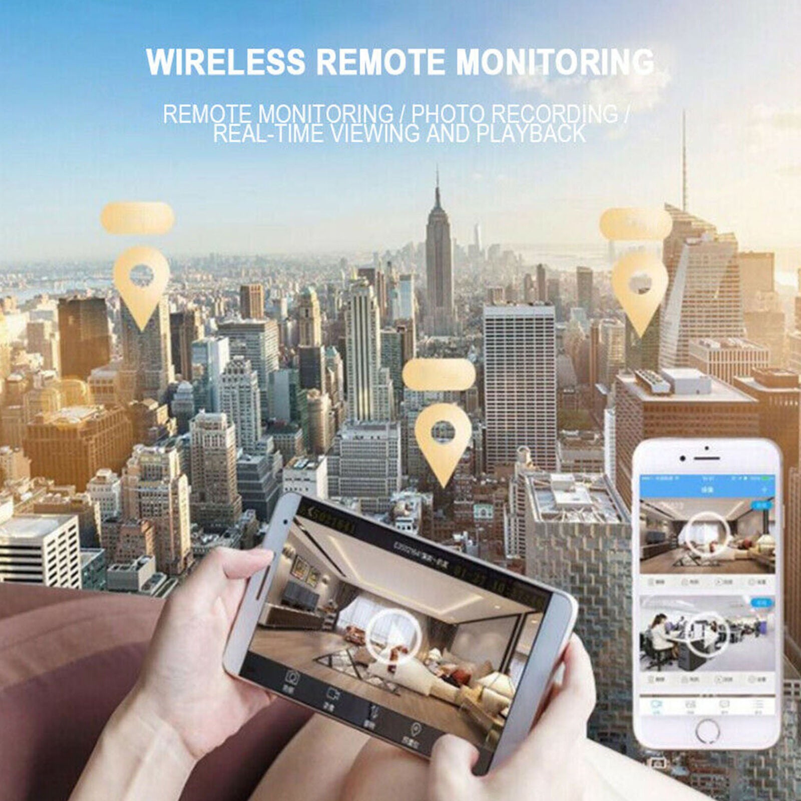 A9 1080P Mini Wifi IP Camera WLAN Camera Night Vision Webcam Security Camera