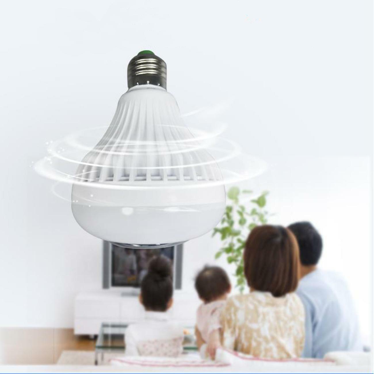LED Wireless bluetooth Bulb Light Speaker 12W RGB Smart Music Play Lamp+Remote