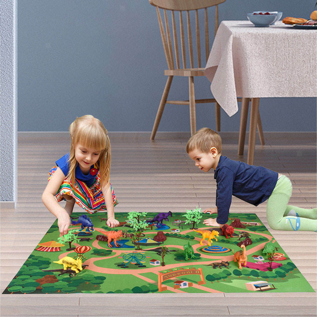 Transport Car with carpet Engineering Foldable Carpet Pretend Play Decor