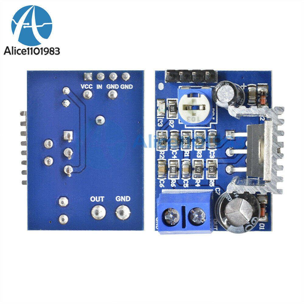 5PCS Power Supply TDA2030 Audio Amplifier Board Module TDA2030A 6-12V Single