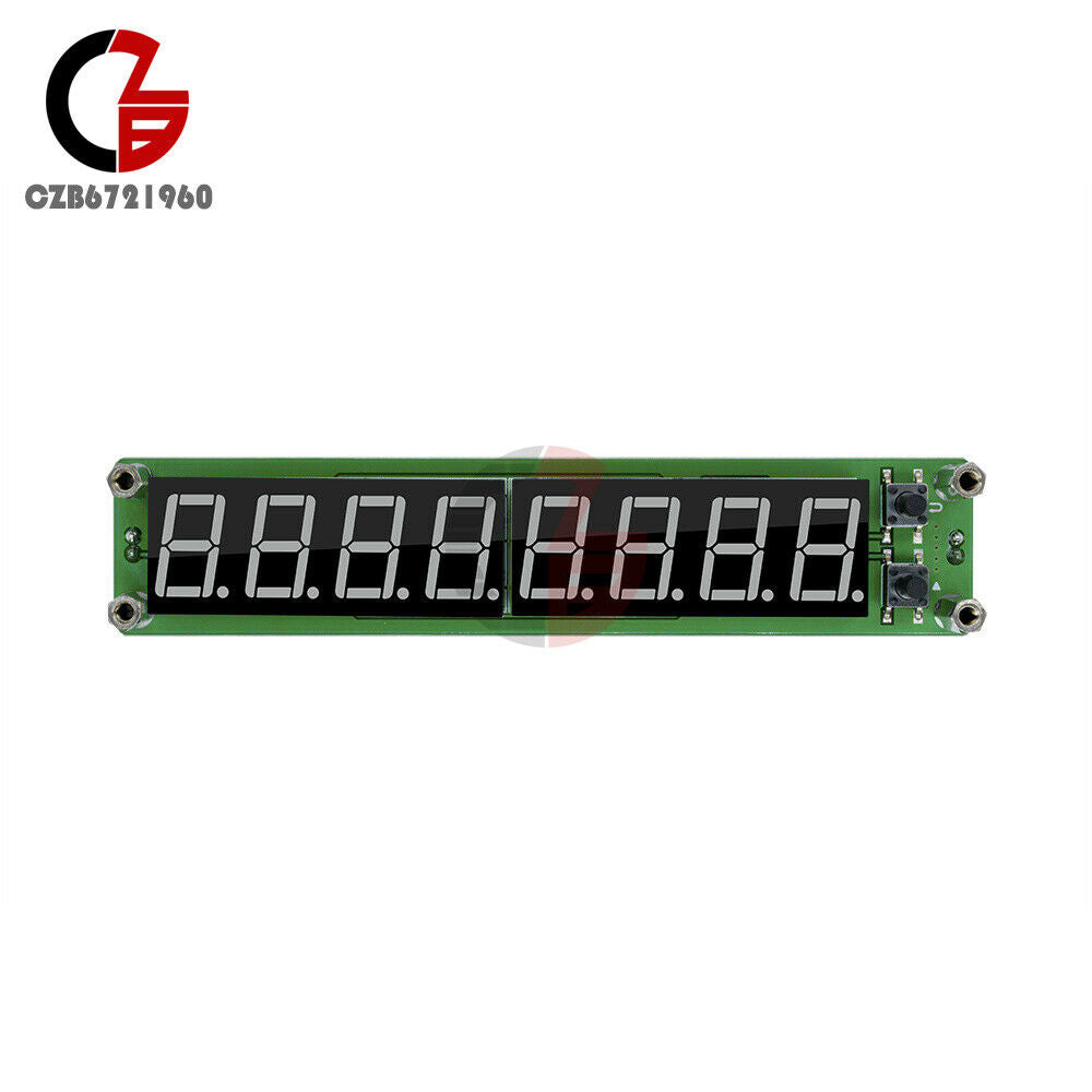 Green RF Signal Frequency Counter Cymometer Tester Meter 0.1-60MHz 20MHz~2.4GHz