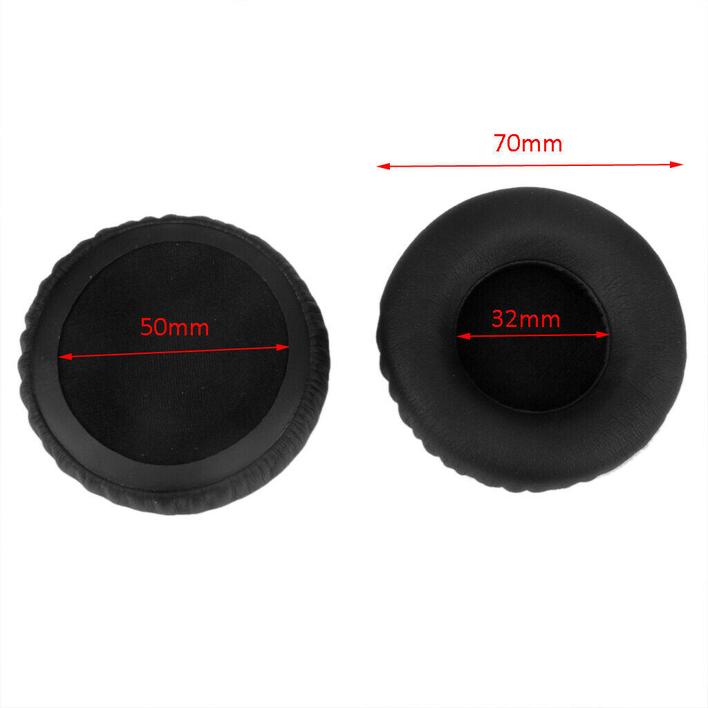 Replacement Ear Pads Cushion for Monster DNA On-Ear DNA Pro Headphones Black