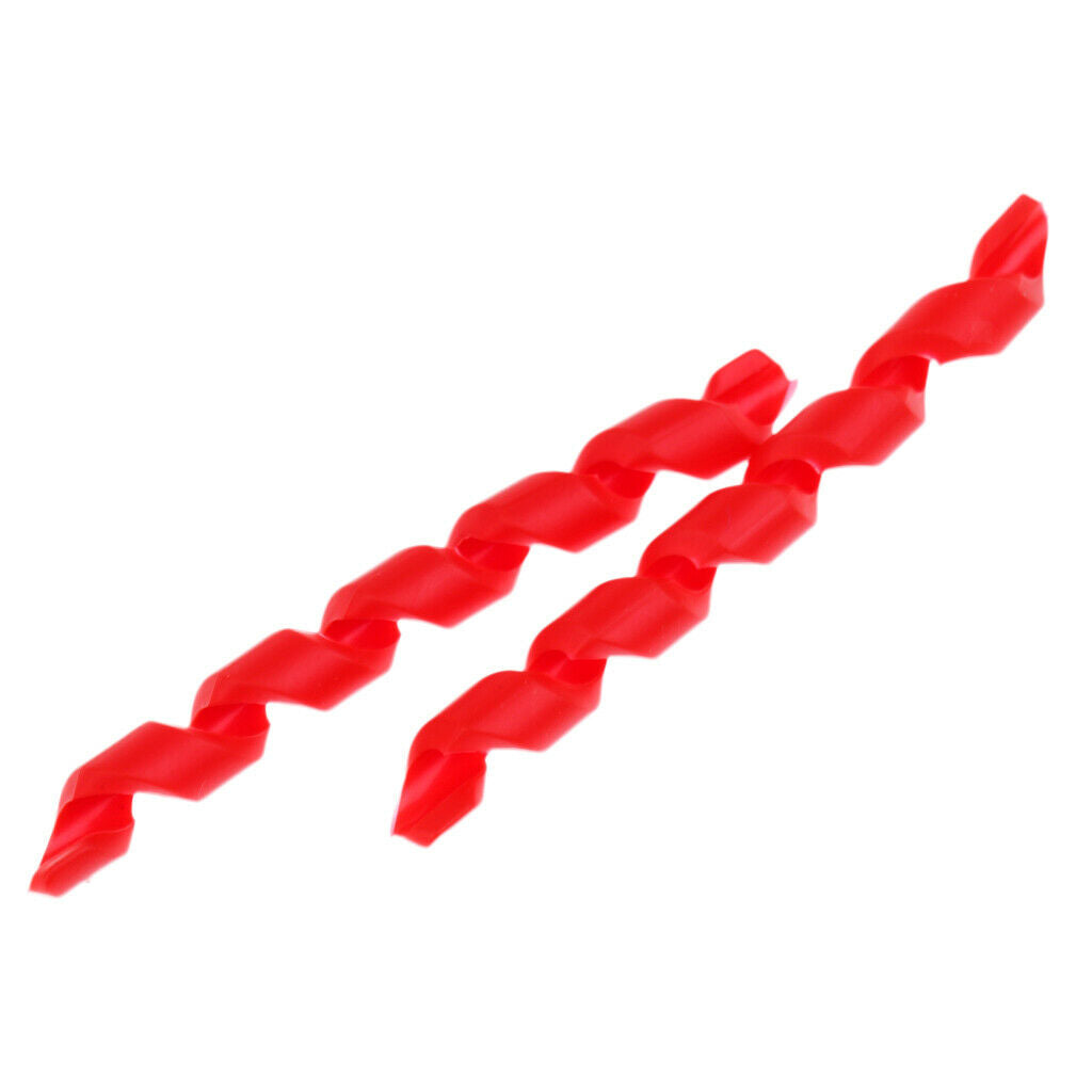5Pcs Bicycle Cable Sleeve Housing Protector Frame Guard Line Pipe Wrap Red