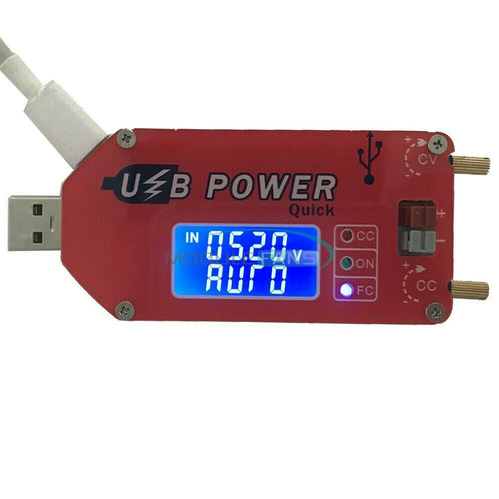 15W USB Step UP Down Power Supply Module Boost Converter LCD Display Adjustable