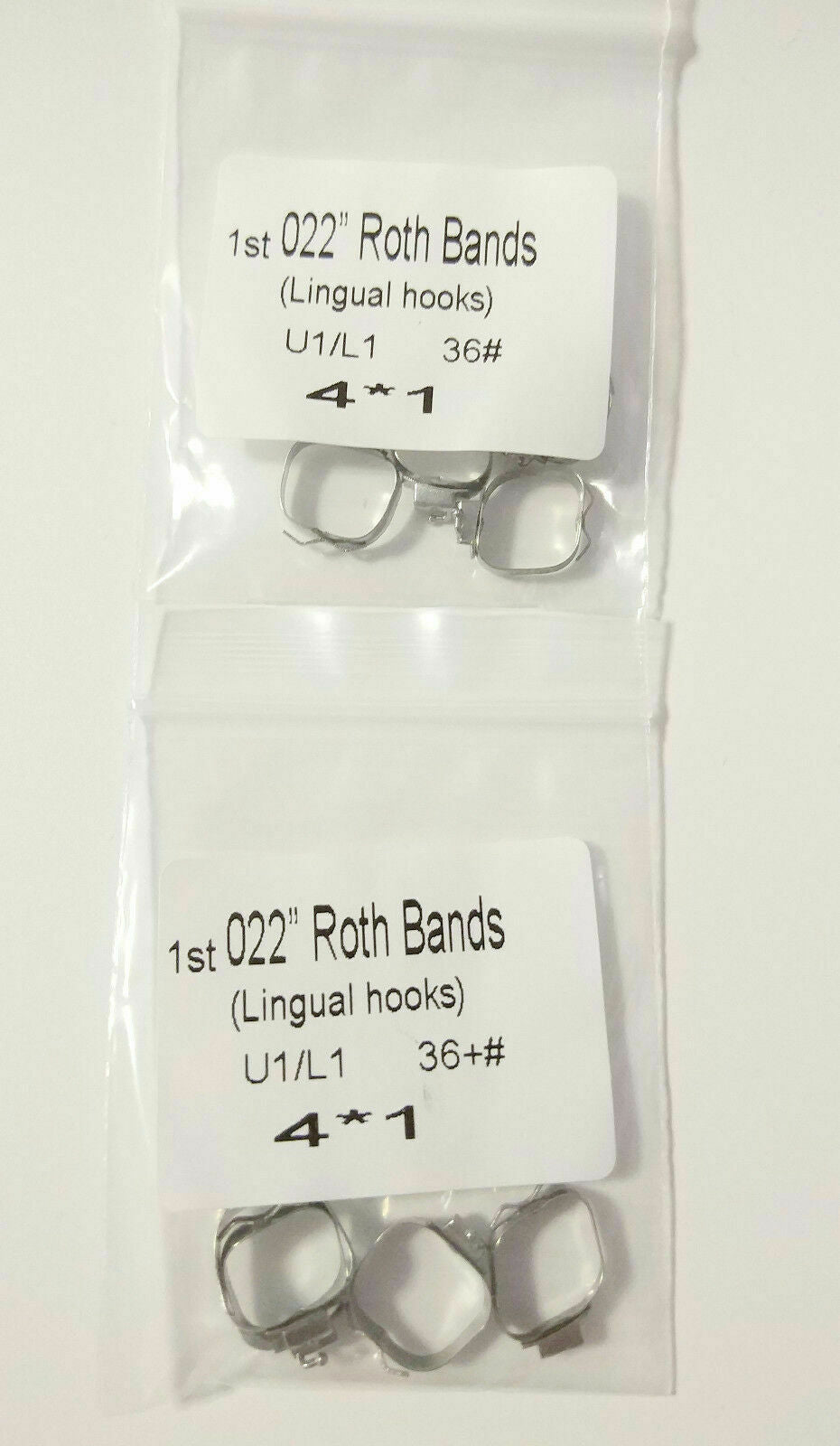24Kit DentalOrthodontic 1st Molar Band&Buccal Tube&Lingual Cleat Roth 022 33-44+