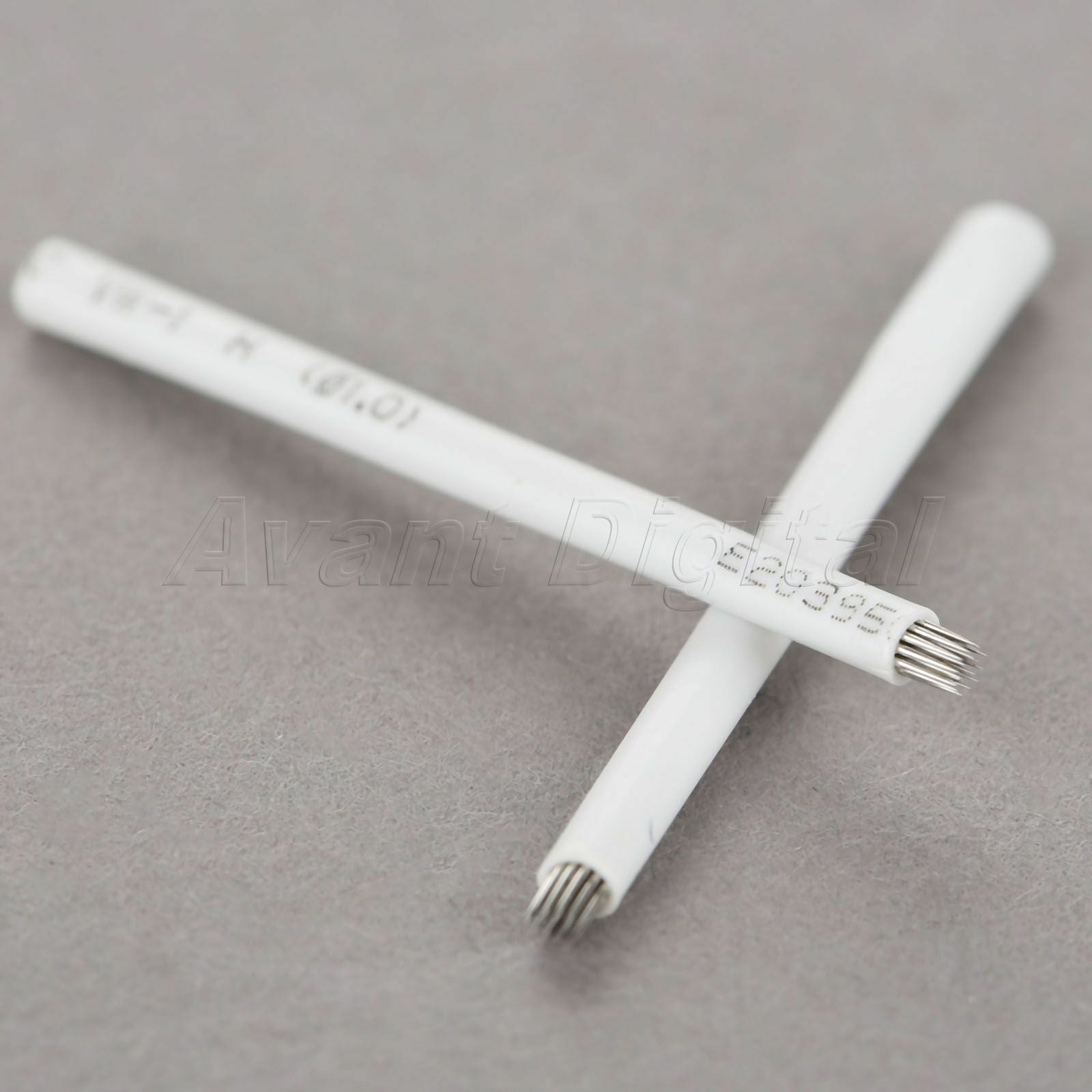 10pcs Stainless Steel Microblading Eyebrow Pen Needle Pen 18pin Round Fog Tattoo