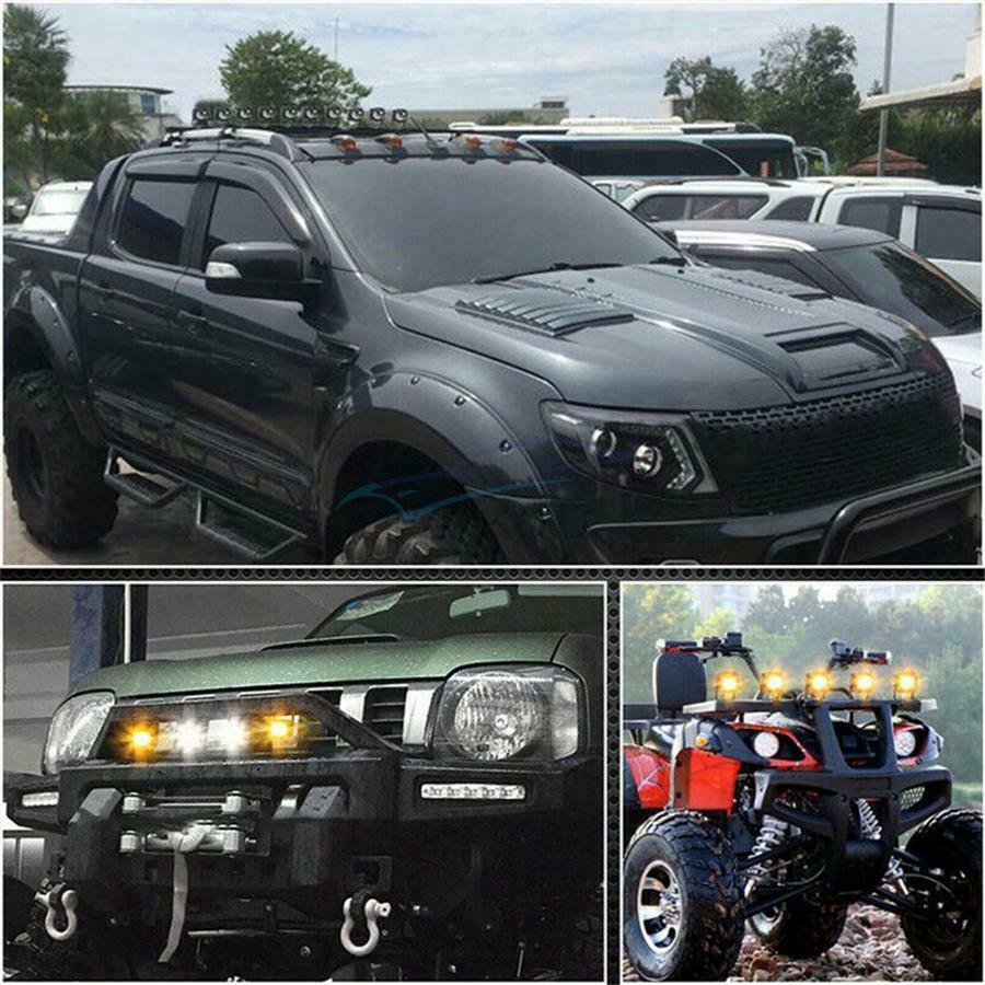 1Pair 20W 10-30V Waterproof 8D HD Lens LED Work Driving Light For Car Truck Boat