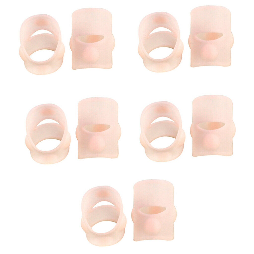 5 Pairs Silicone Ingrown Toenail Corrector Pedicure Tools for Men Women
