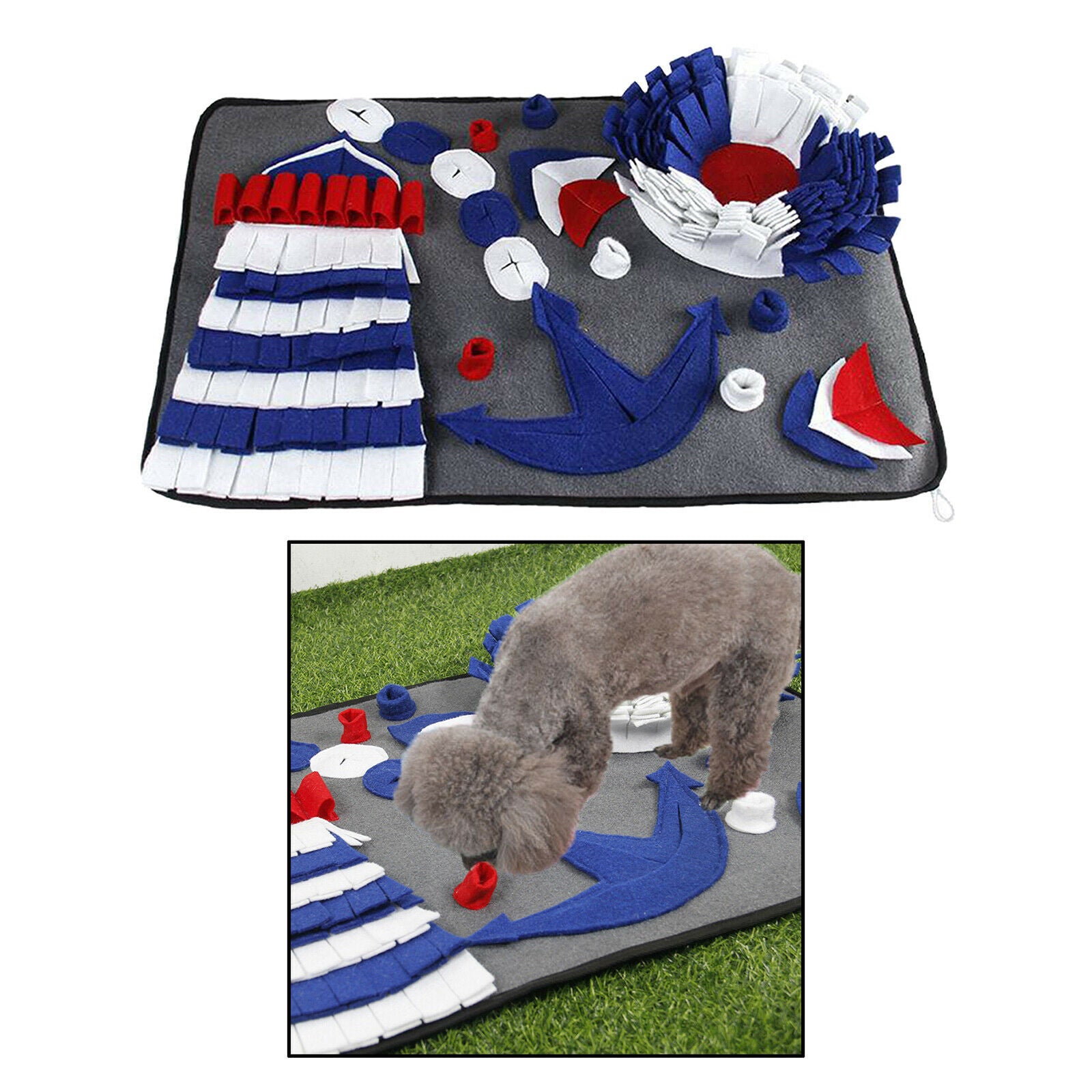 Dog Snuffle Mat Slow Feeding Dog Cushion Sniffing Training Mat Supplies Toys
