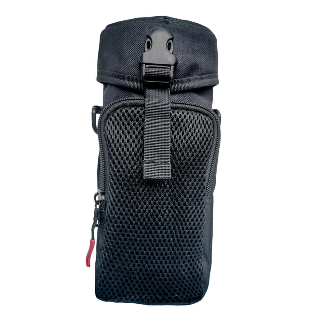 Molle Water Bottle Bag Camping Pouch Holder Drawstring Protector Sleeve
