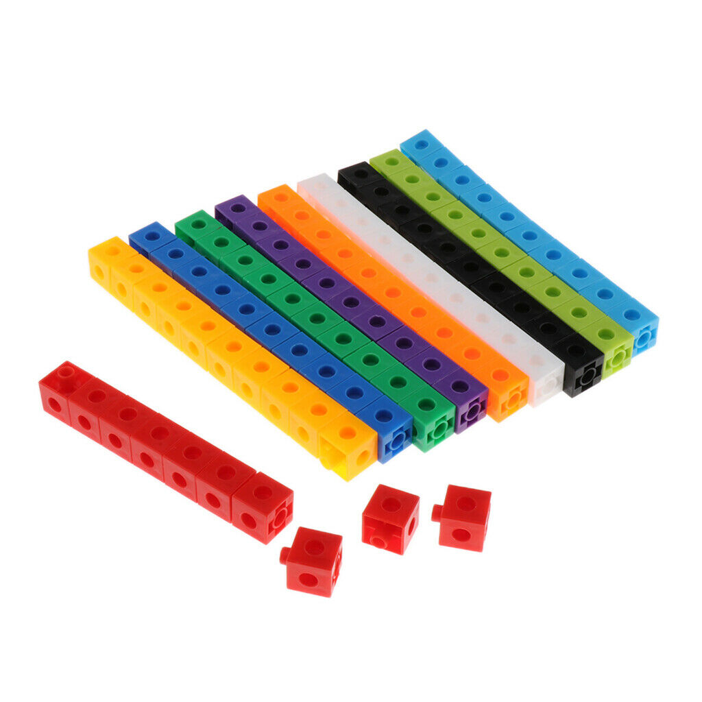MathLink Counting Cubes Early Education 100pc 2cm x 2cm x 2cm cubes 10colors