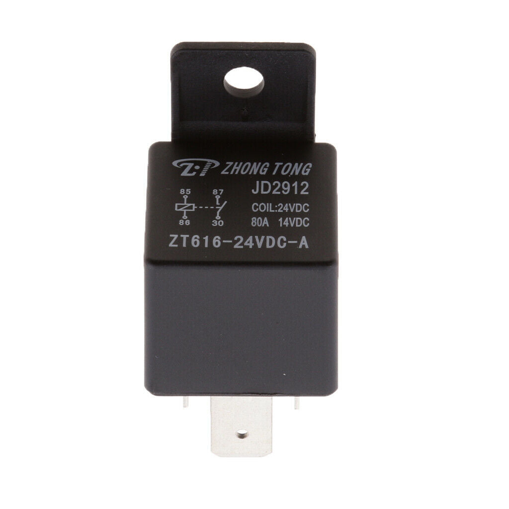 24V 80 Amp 4-Pin Relay For Electric Water Pumps Door Handles Razor Blades