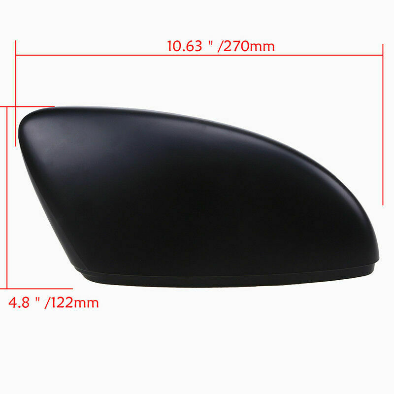 Right Side Matte black Mirror Bezel Cover For VW Beetle Jetta Beetle CC 2011-17