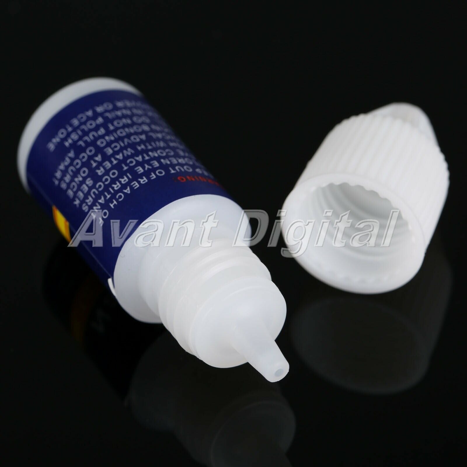 10 Pcs Fast Drying False Nail Tip Glue UV Gel Makeup Manicure Nail Art Tool 3g