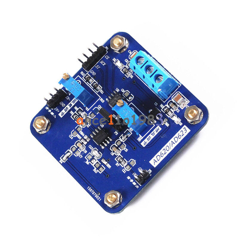 AD620 Programmable Gain Voltage Amplifier Modules Digital Potentiometer MCP41010