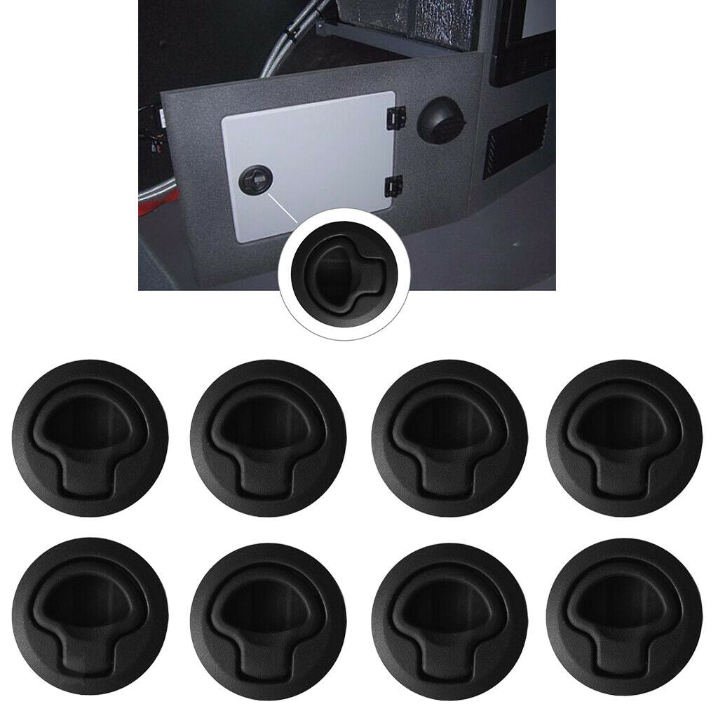 8pcs 2'' Flush Door Pull Locker Hatch Latch Marine Boat Pull Lift Handle