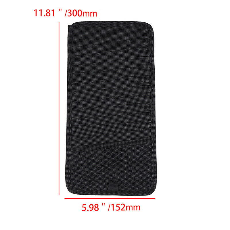 1Pcs Car Sun Visor Cover CD DVD Holder Non-woven Storage Organizer Accessories