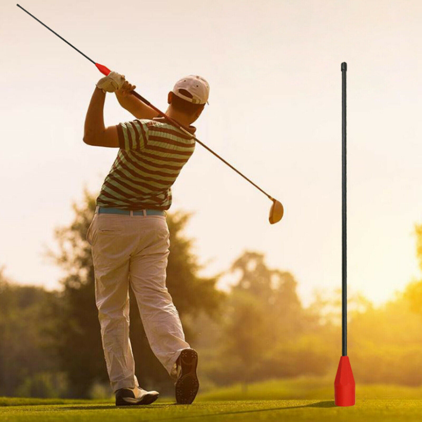 21" Golf Swing Trainer Practicing Guide Posture Corrector Tool Supplies