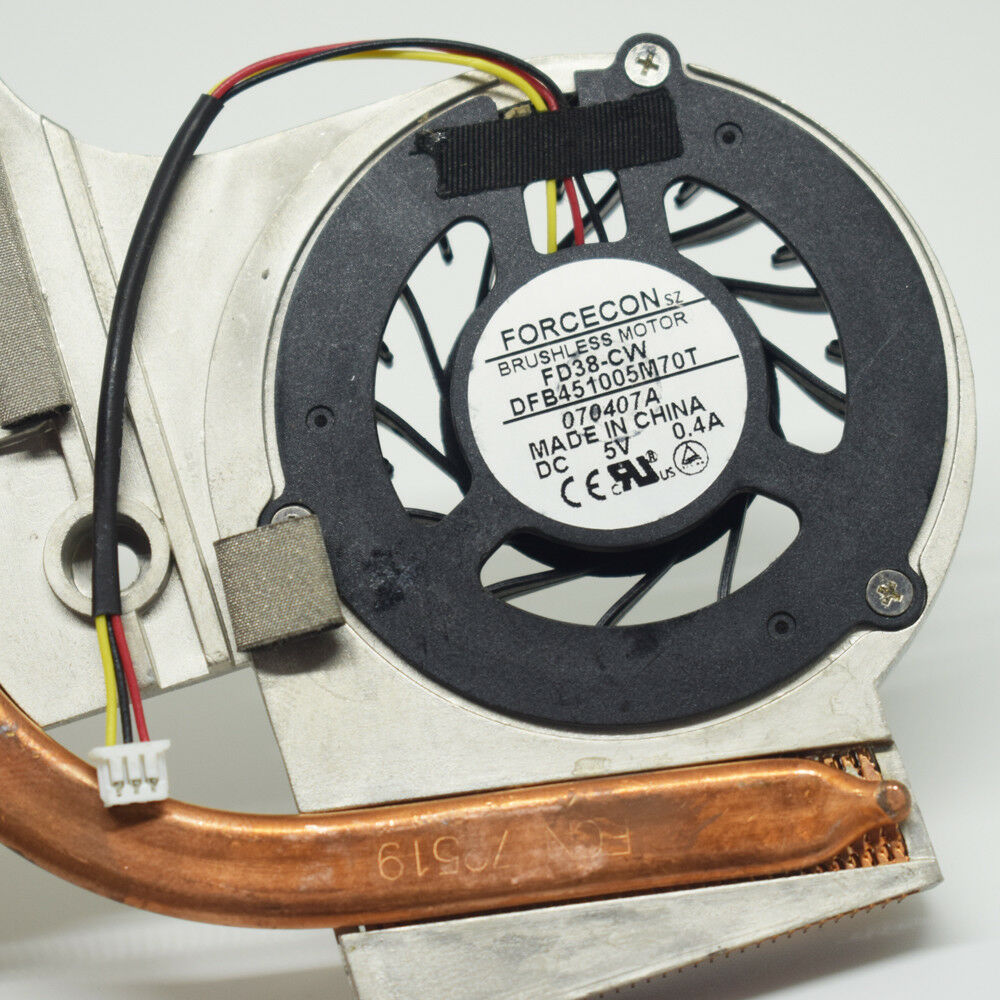 5pcs FORCECON DFB450805M10T 50x50x10mm 5010 5V 0.4A 3pin CPU Fan w/Metal Frame