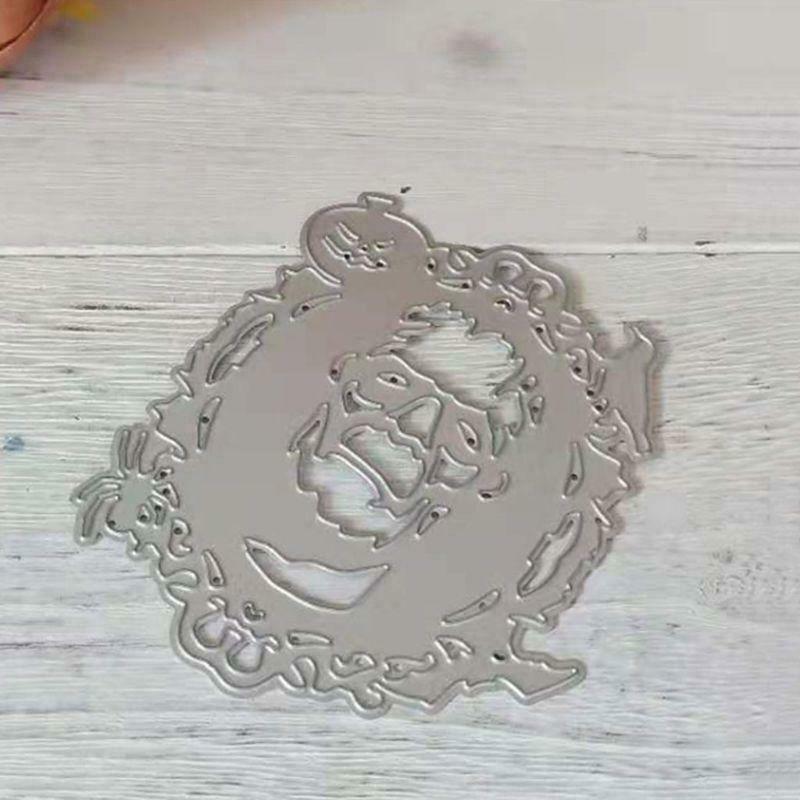 Halloween Vampire Frame Metal Cutting Dies Stencil DIY Scrapbooking Album Stamp