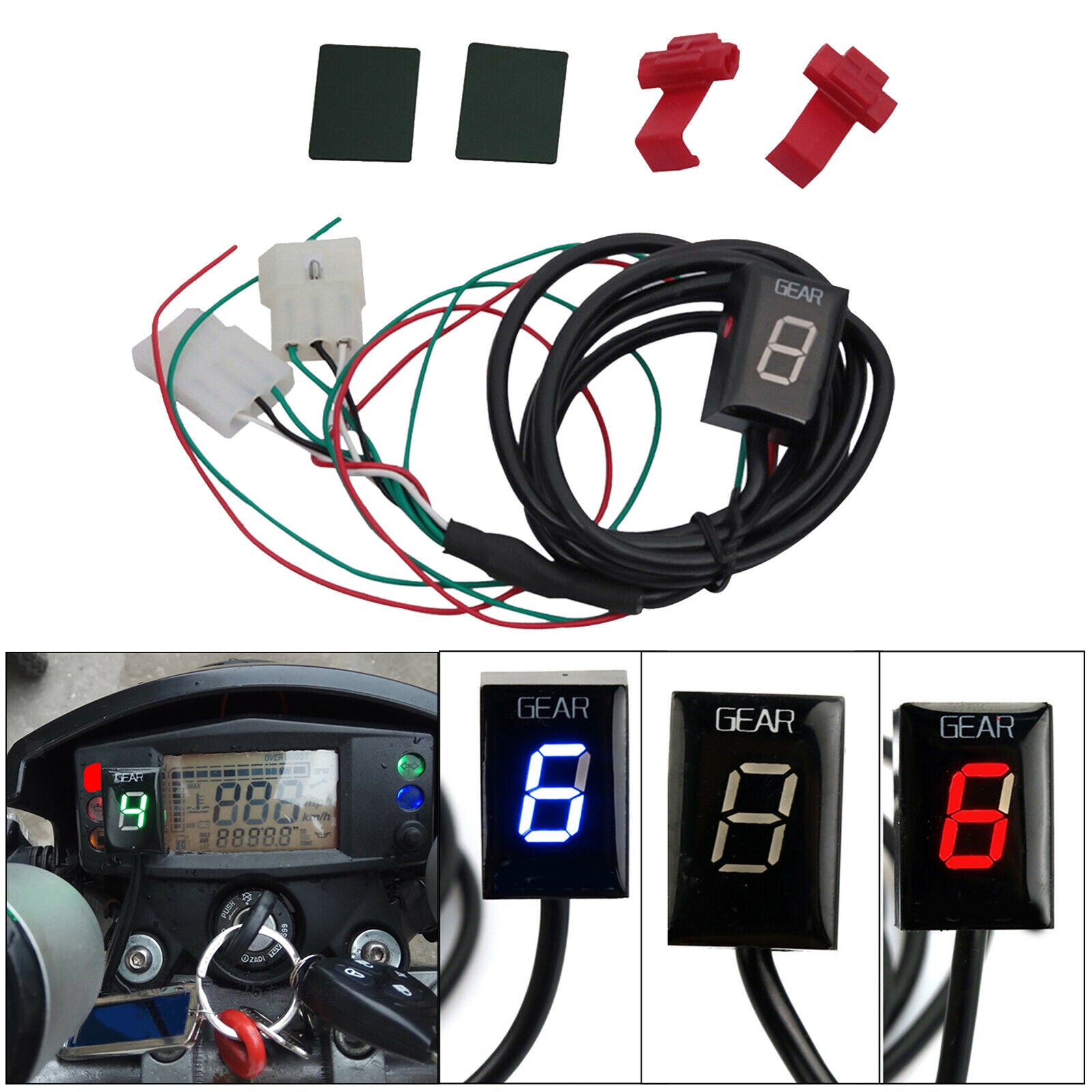 Waterproof Motorcycle Gear Indicator for Aprilia RS125   Shiver 750