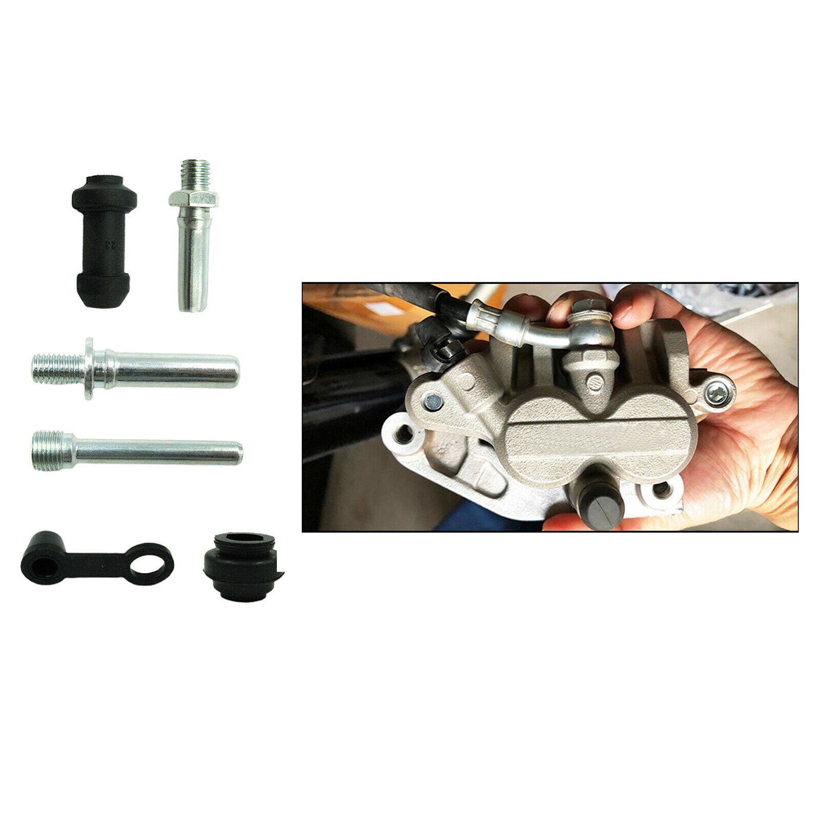 Brake Caliper Repair Kit Front Caliper Guide Pin Rebuild for SUZUKI RMZ, Easy to